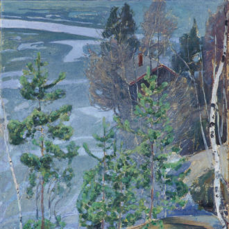 finnischer Komponist Jean Sibelius, Künstler Akseli Gallen-Kallela, Künstler Pekka Halonen, 150. Geburtstagsfeier, Facebook, Ainola, Tarvaspää, Halosenniemi, Tuusulanjärvi-See, Helsinki, Finnland